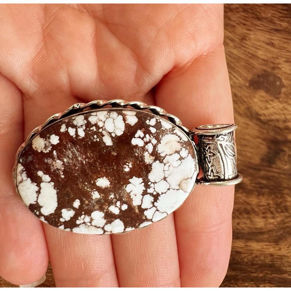 GORGEOUS WILD HORSE JASPER PENDANT - Picture 8 of 12